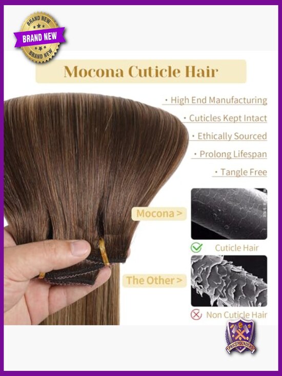 Clip in Real Human Hair Extensions 14 Inch 7pcs 130g Straight